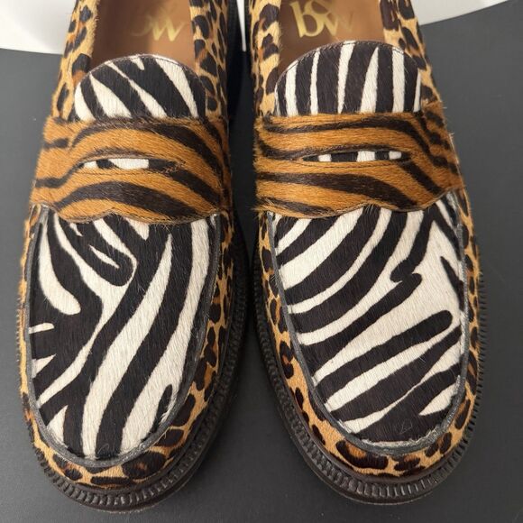 Blackstock & Weber The Ellis Penny Loafer Animal Print Haircalf Men’s 13 Leopard main image 9
